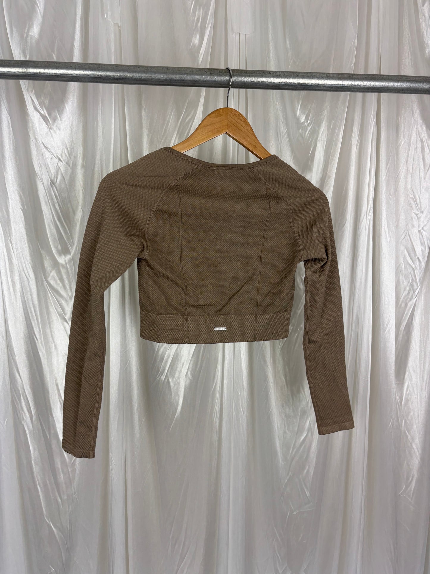 Aimn Brown Crop Top - M