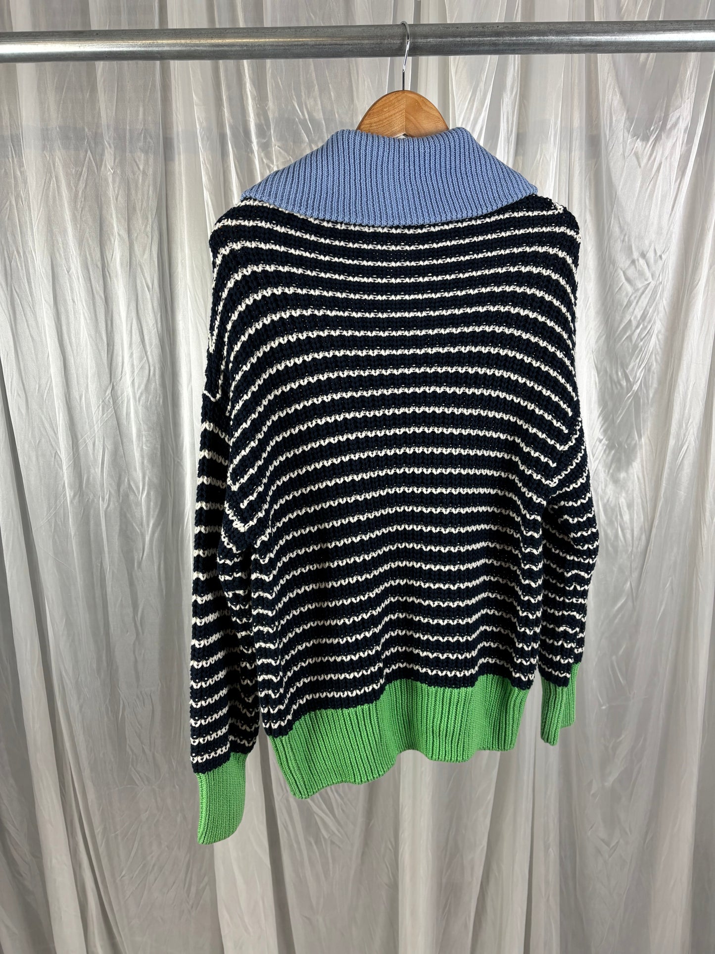 Elm 1/4 Zip Knit Jumper - L