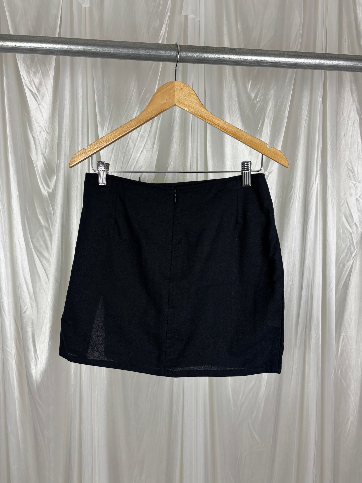 Motel Sheny Black Mini Skirt - S