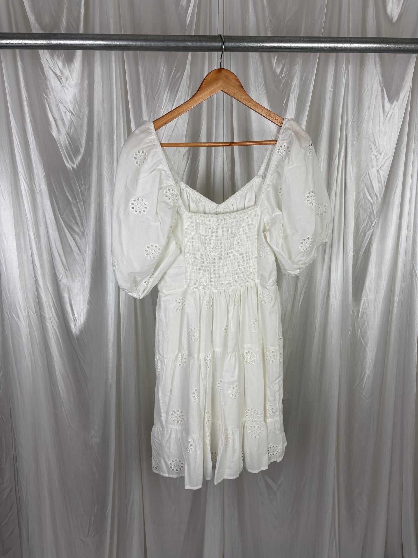 Spirit White Mini Dress - 10