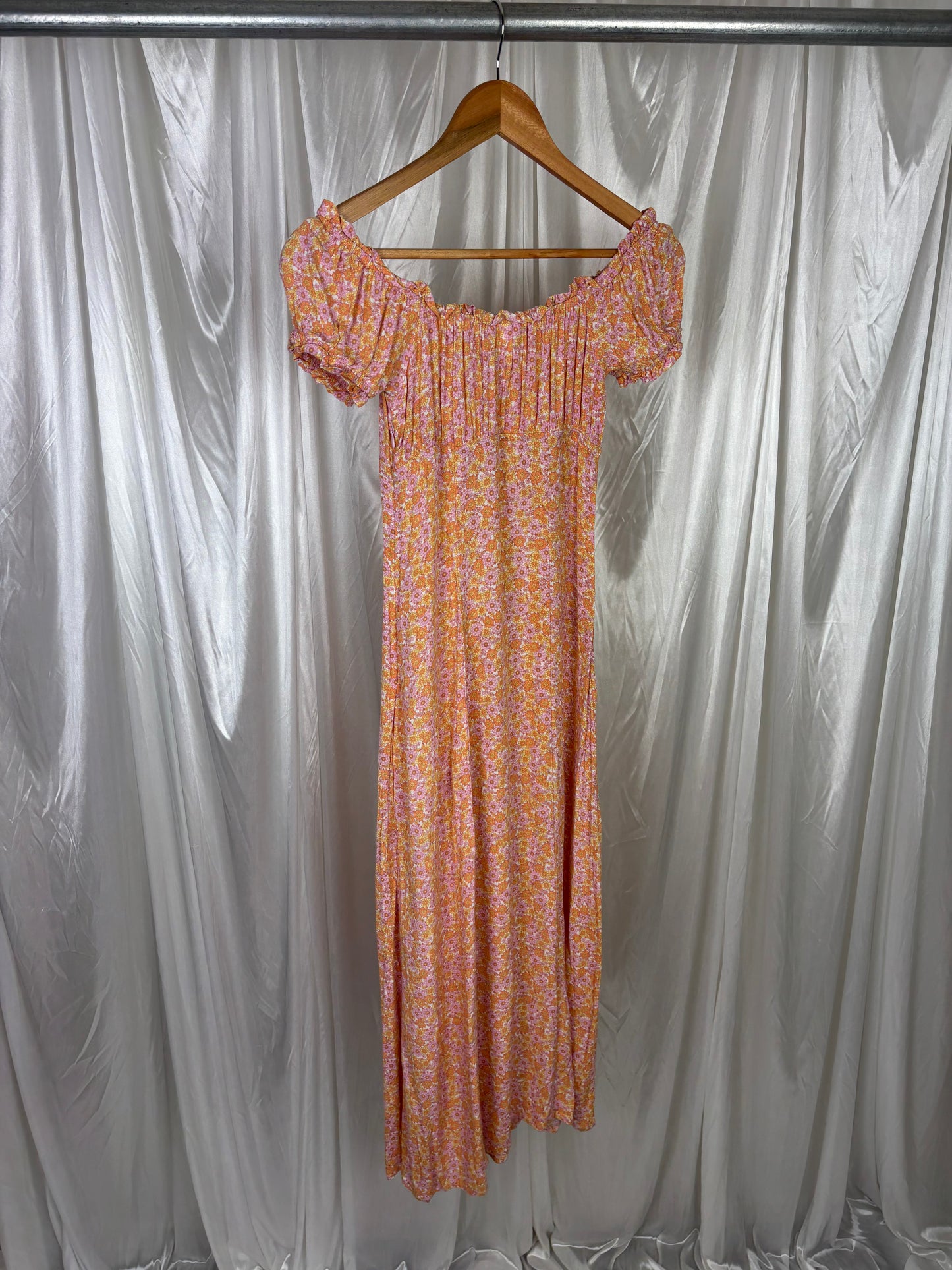 H&M Floral Midi Dress - XS