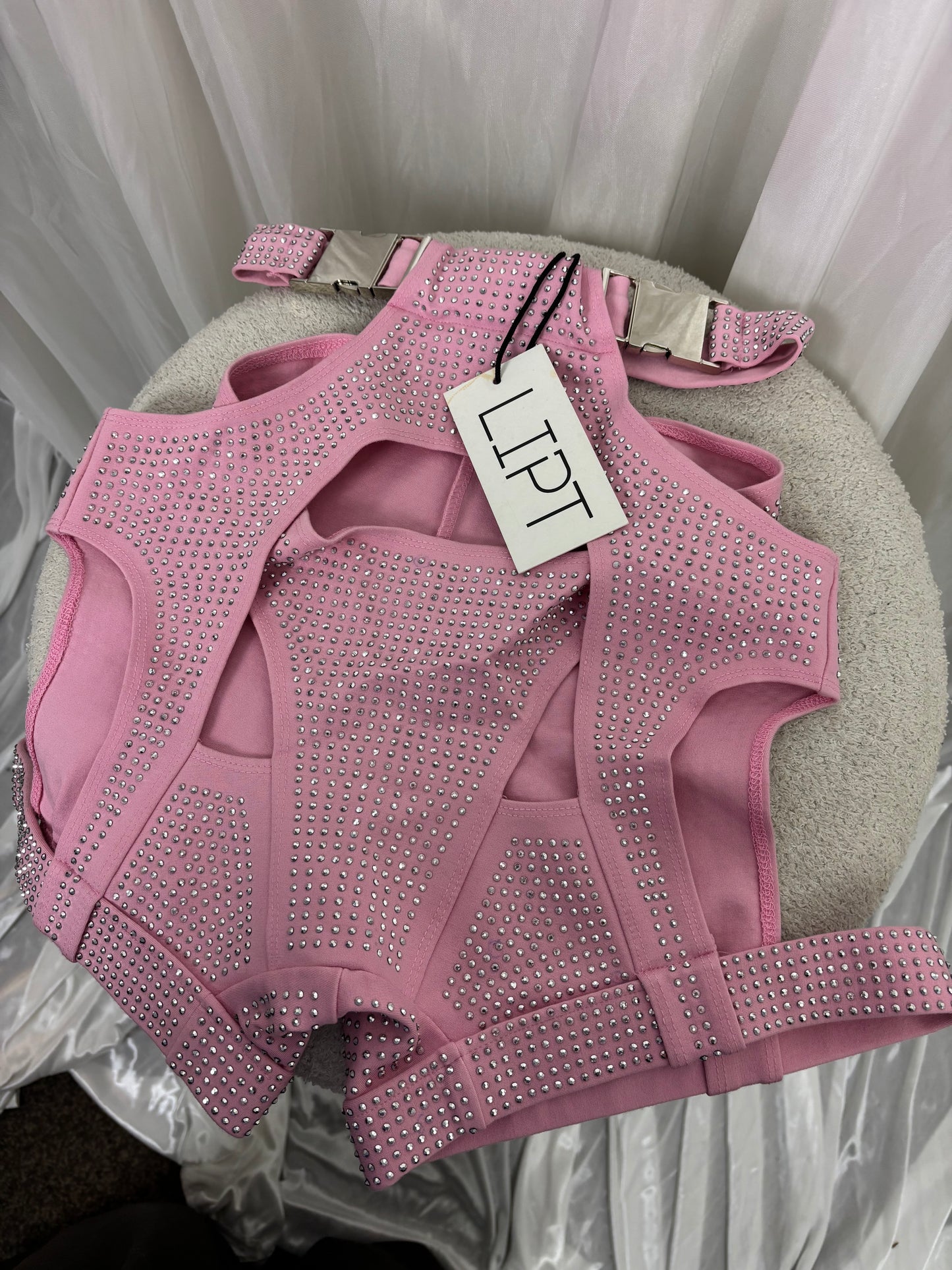 Lipt The Label Pink Morph Cut-Out Shorts - XS
