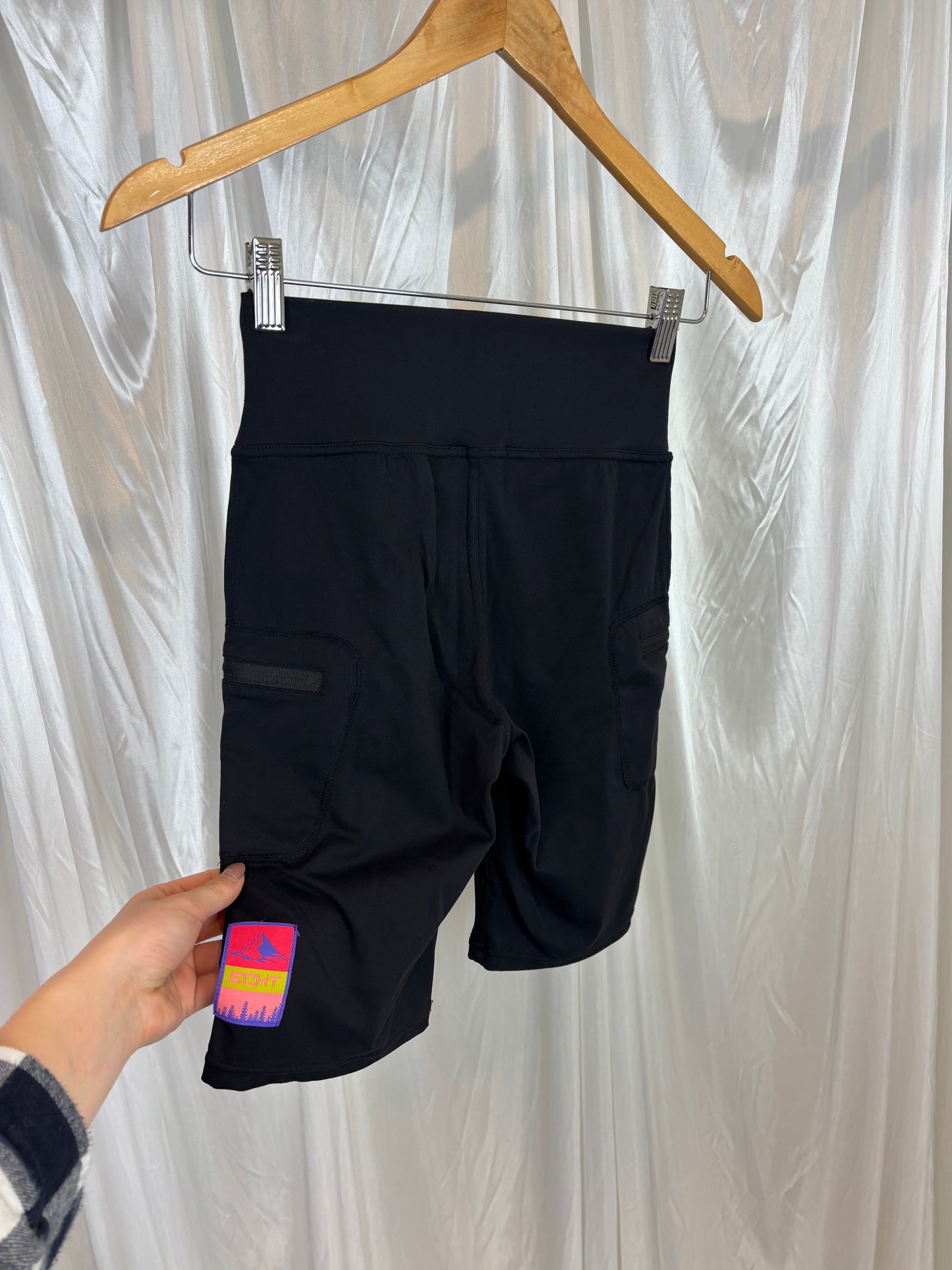 Echt Black Tight Shorts - S