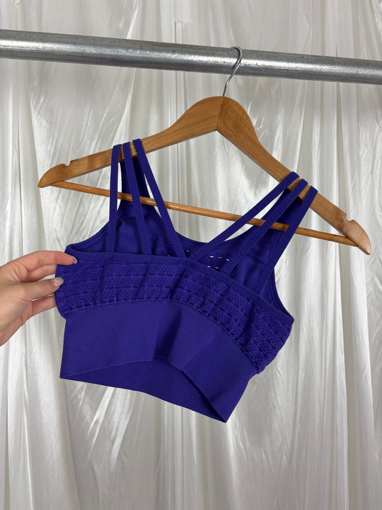 Gymshark Purple Sports Bra - XS