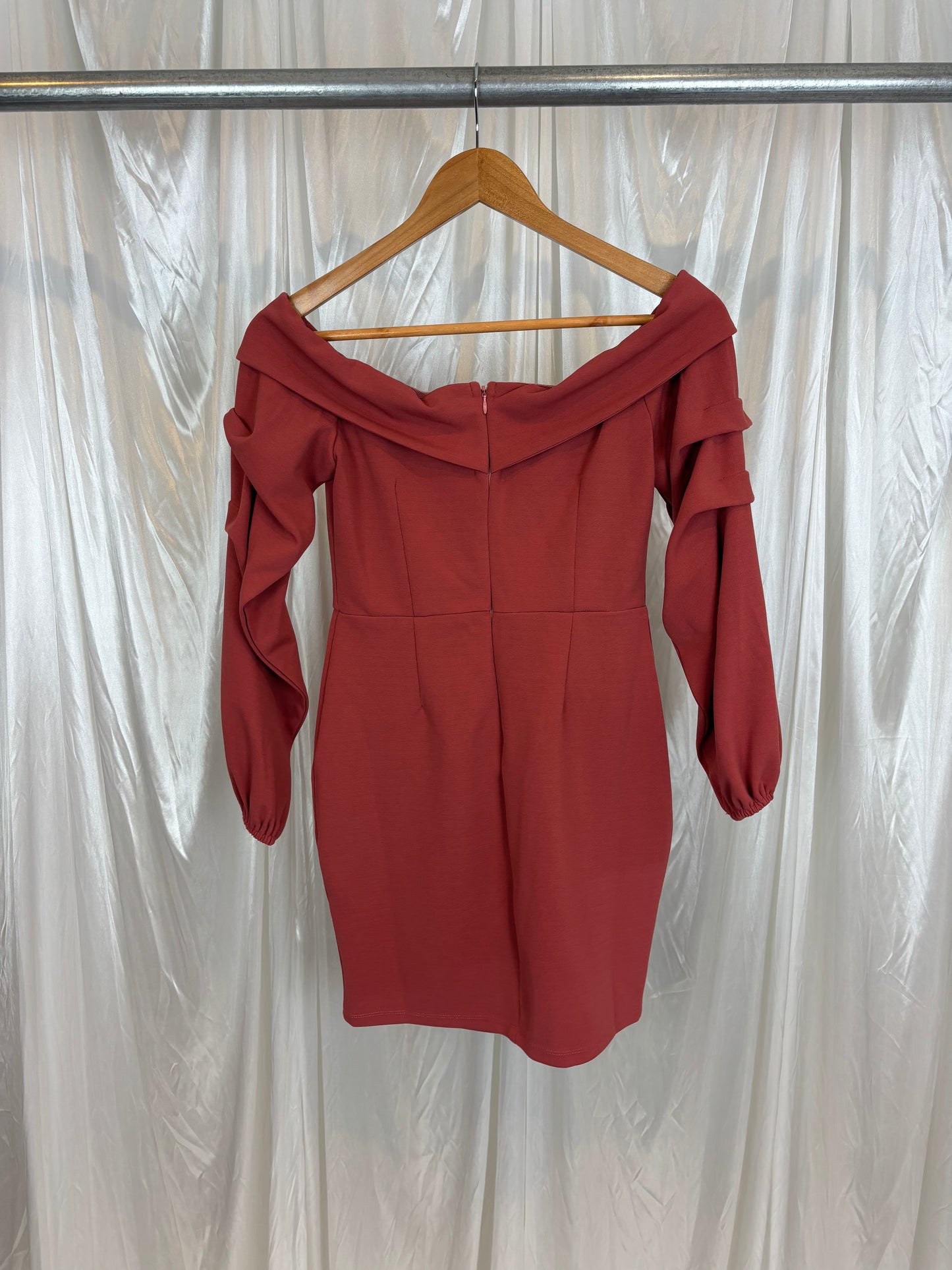 Blossom Pink Long Sleeve Dress - 8