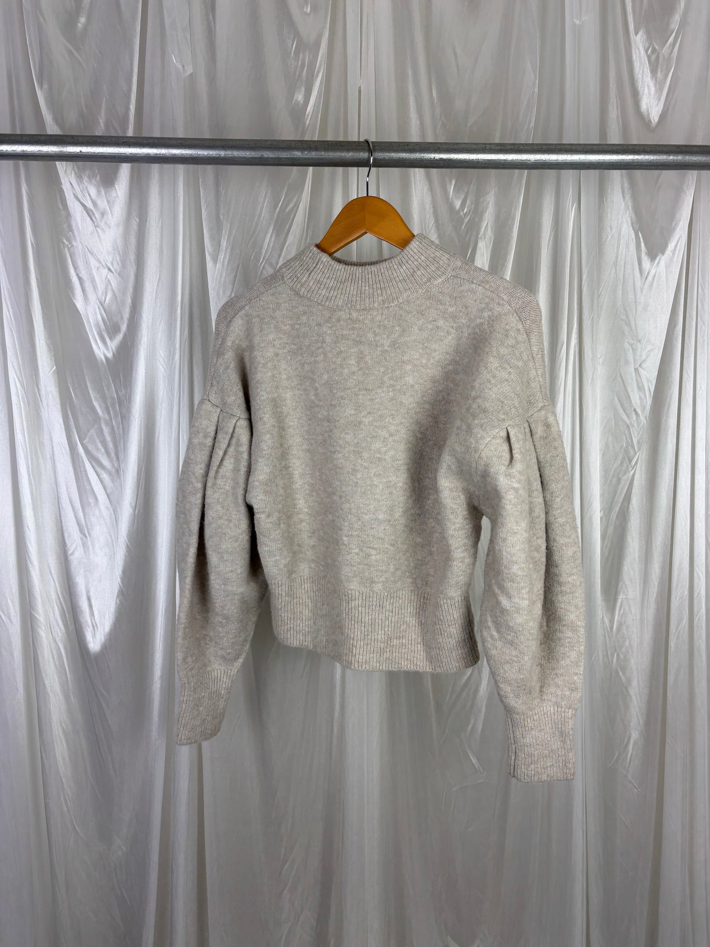 H&M Beige Knit Jumper - XS