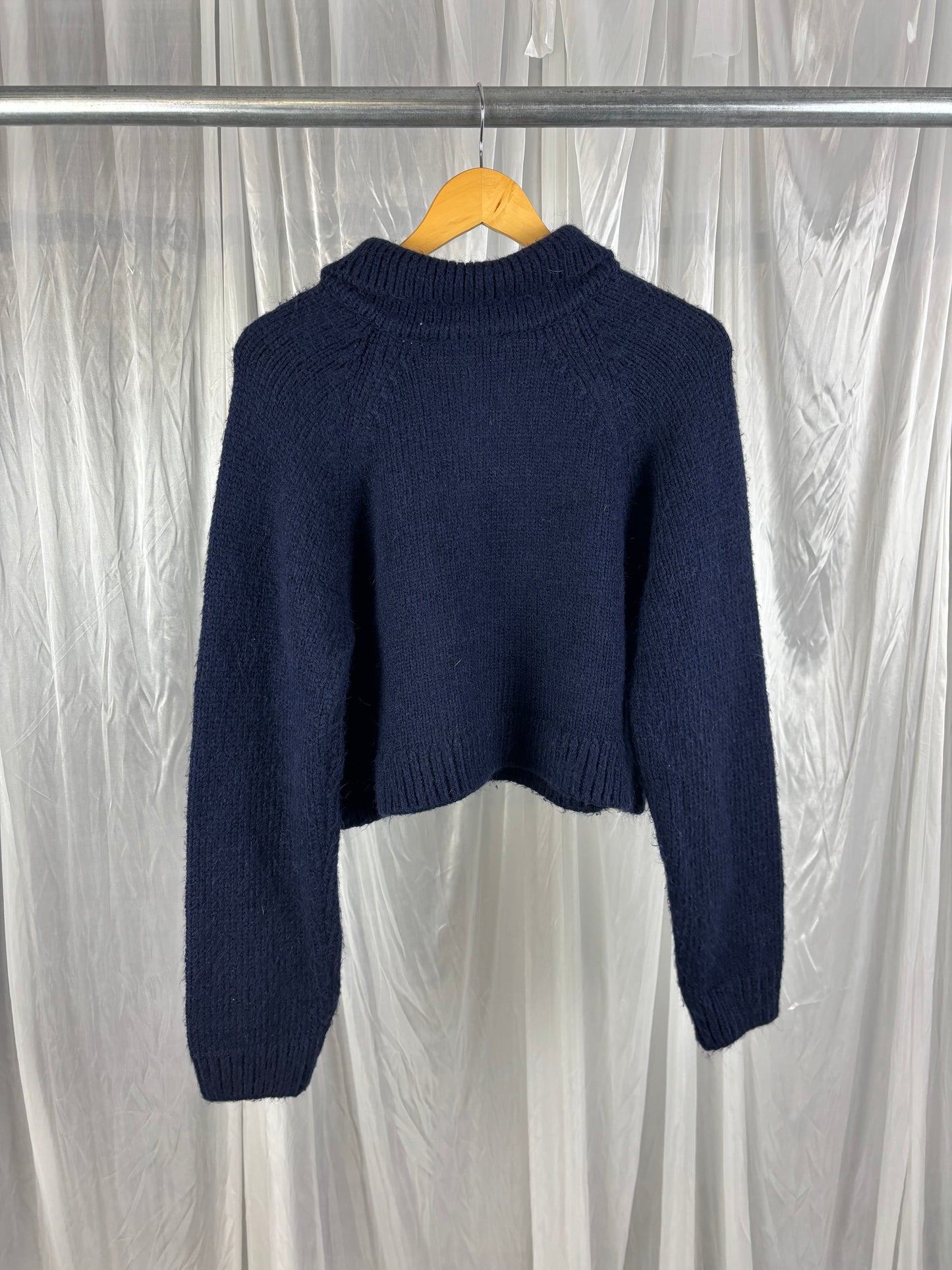 Zara Navy Blue Cardigan - L