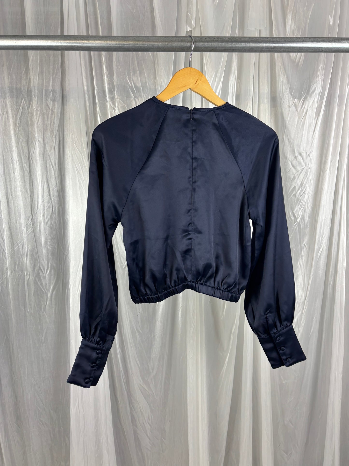 Dissh Satin Long Sleeve Top - 8