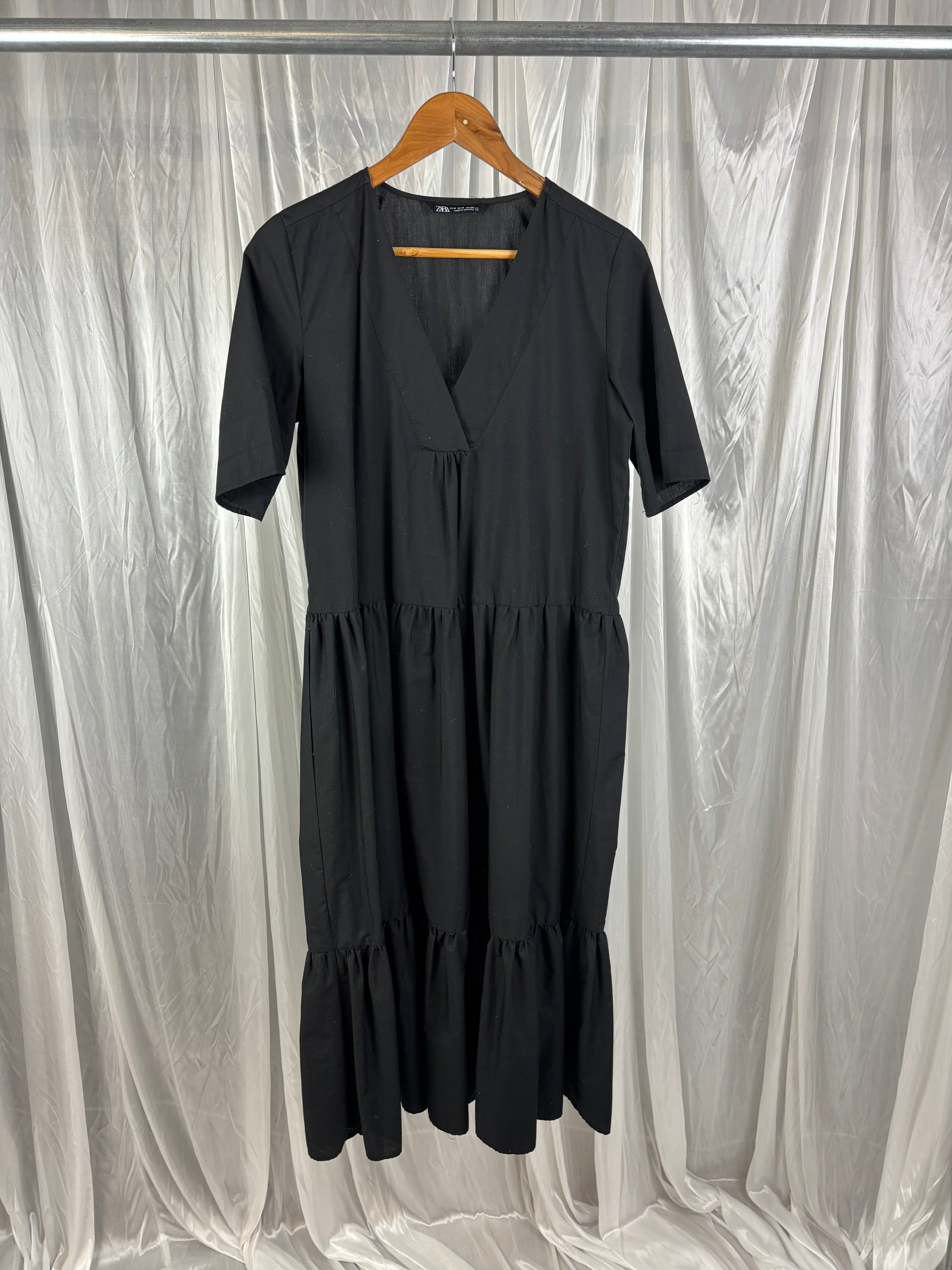 Zara Black Midi Dress