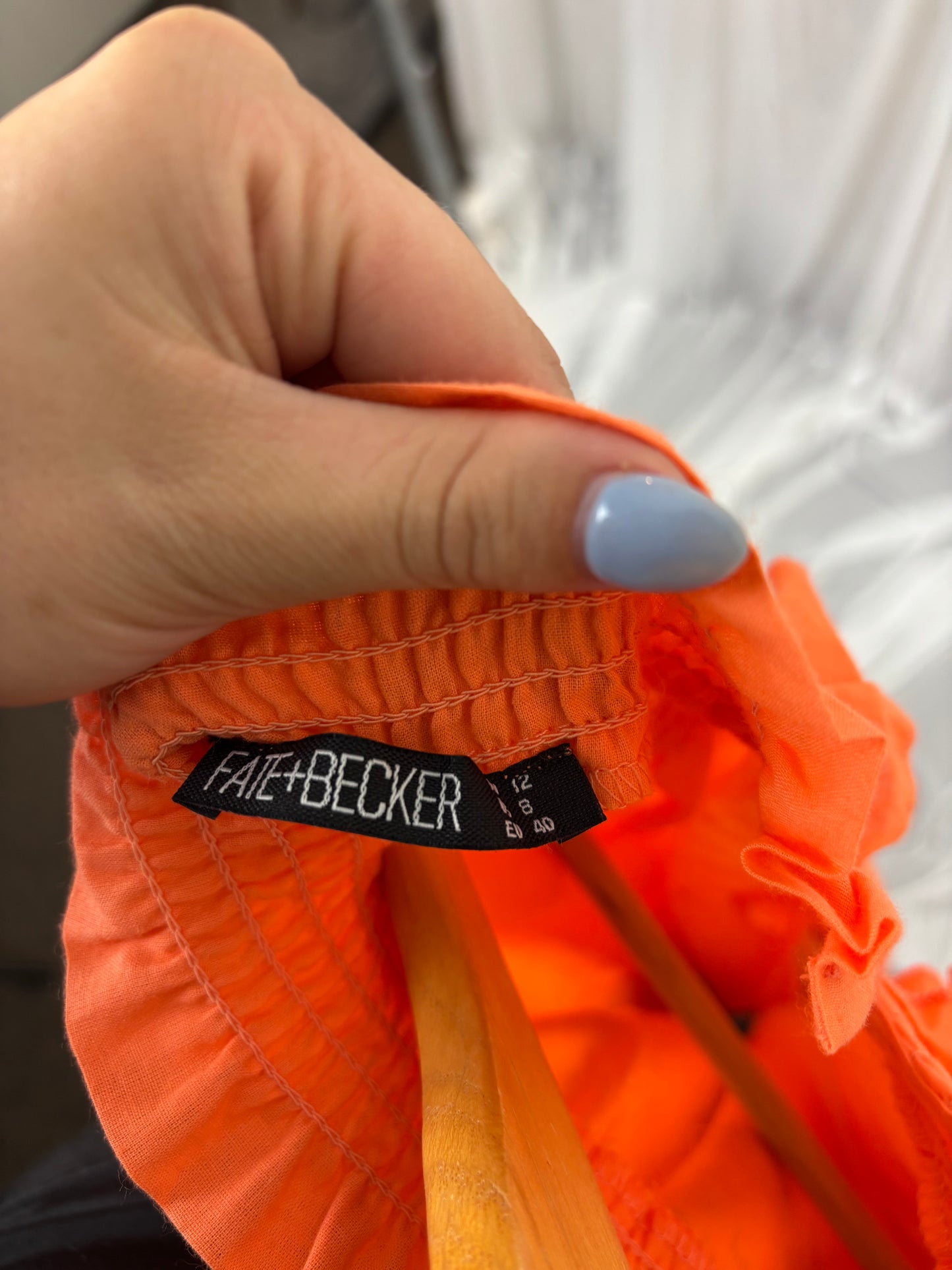 Fate + Becker Orange Blouse - 12