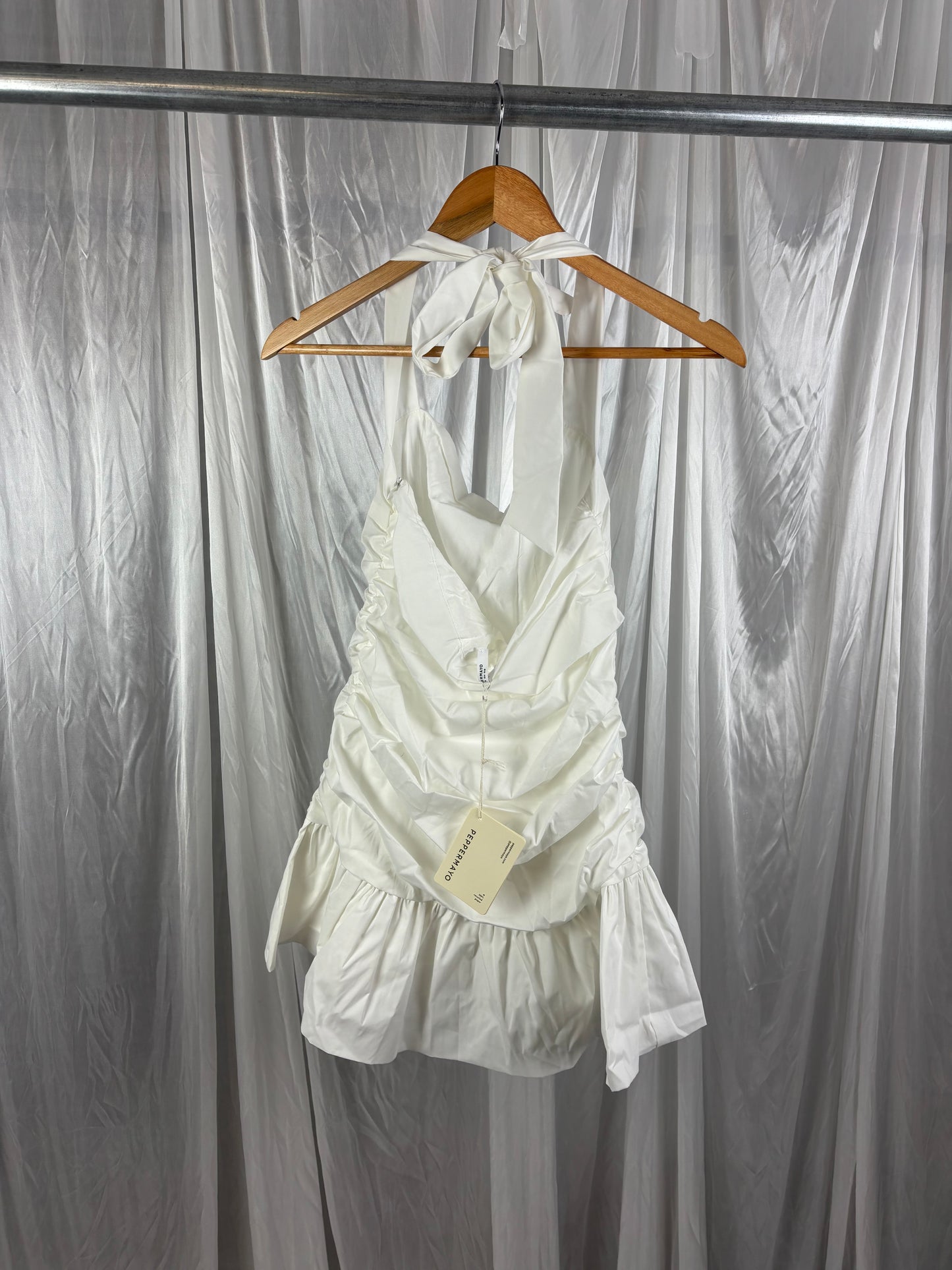 Peppermayo White Mini Dress - 10