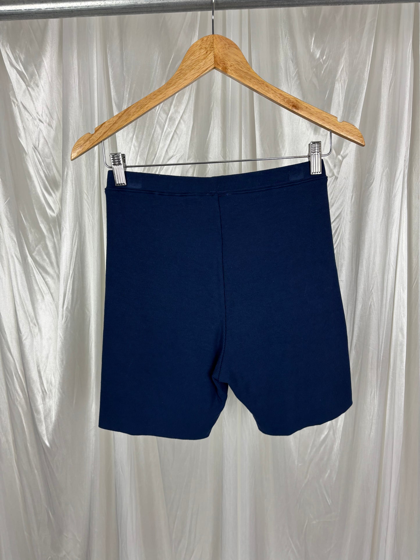 White Fox Blue Shorts - M