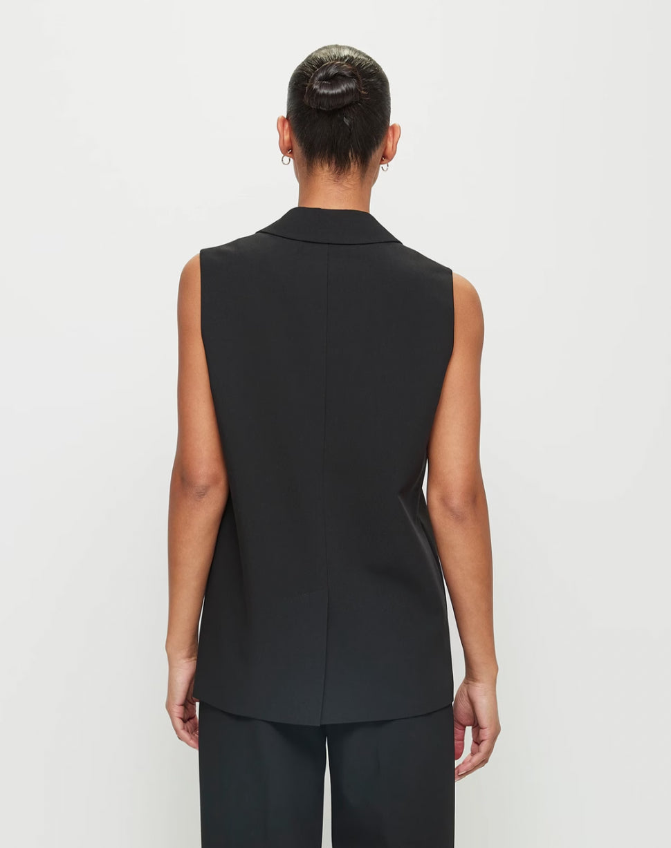 Preview Black Blazer Vest - 8