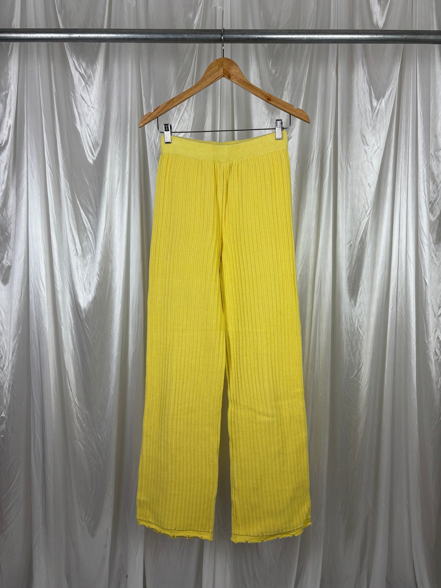 Arthur Yellow Knit Pants - 8