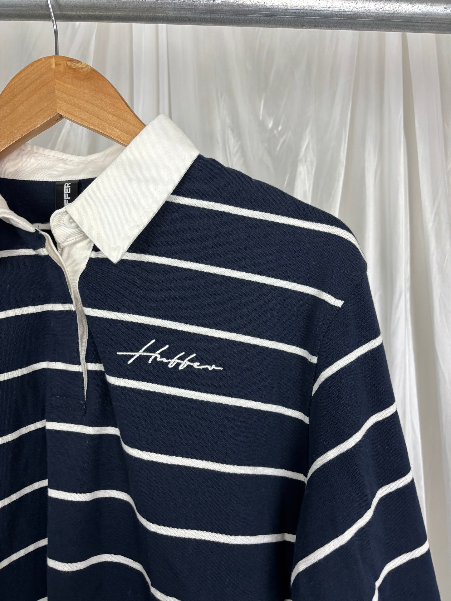 Huffer Blue Striped Top - 8