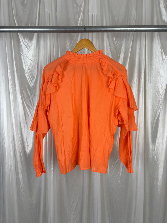 Fate + Becker Orange Blouse - 12