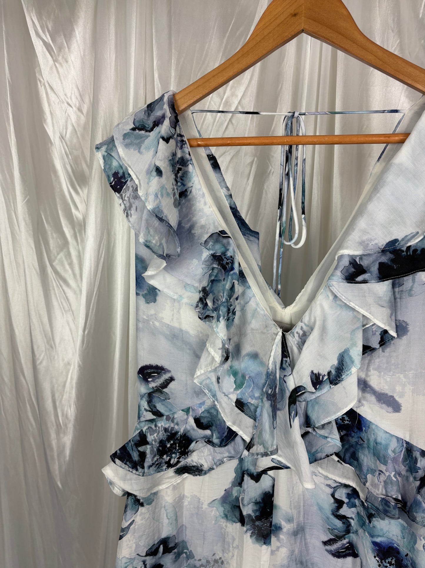 H&M Blue Floral Dress - M