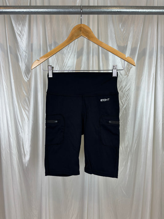 Echt Black Tight Shorts - S