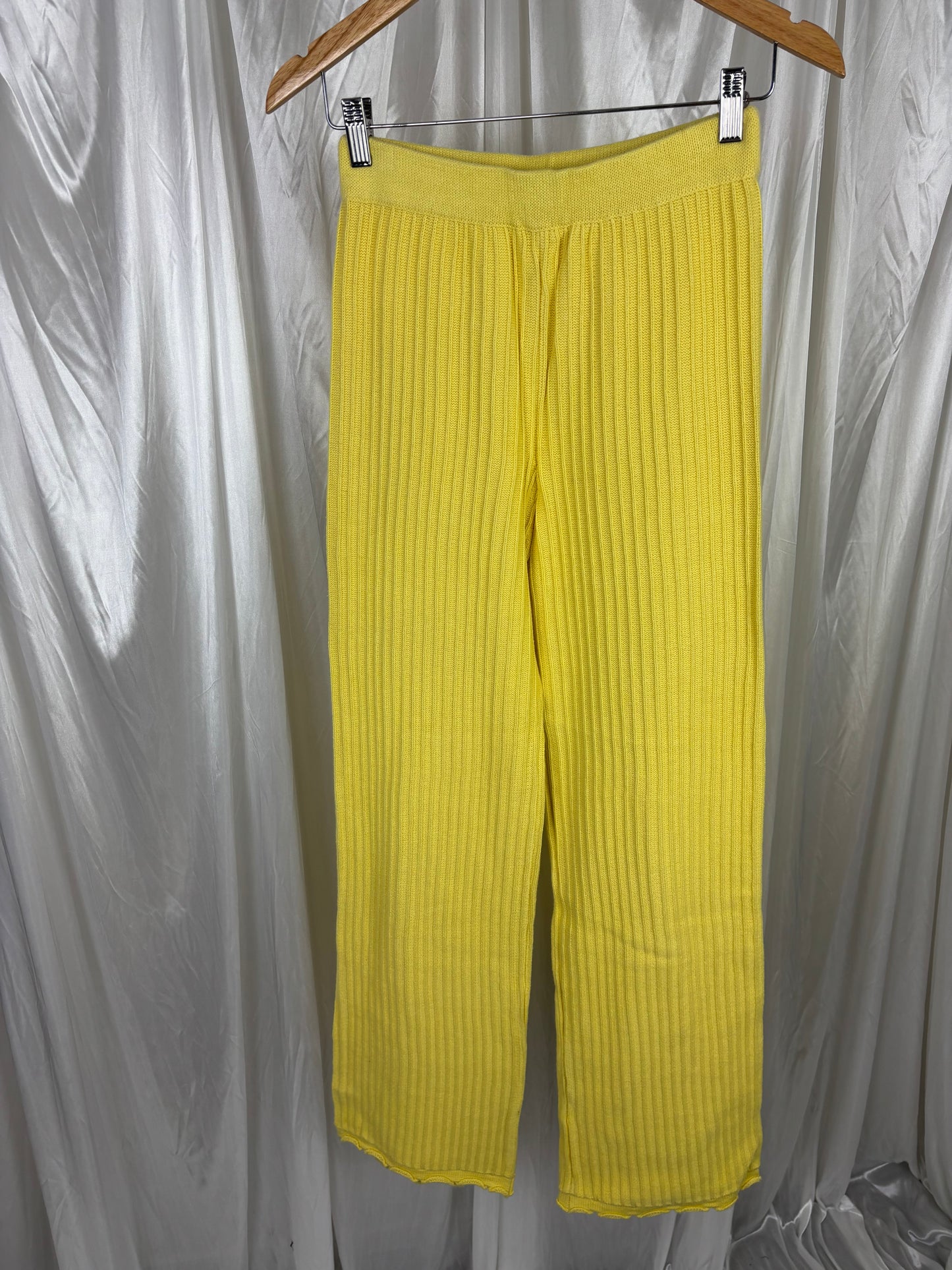 Arthur Yellow Knit Pants - 8