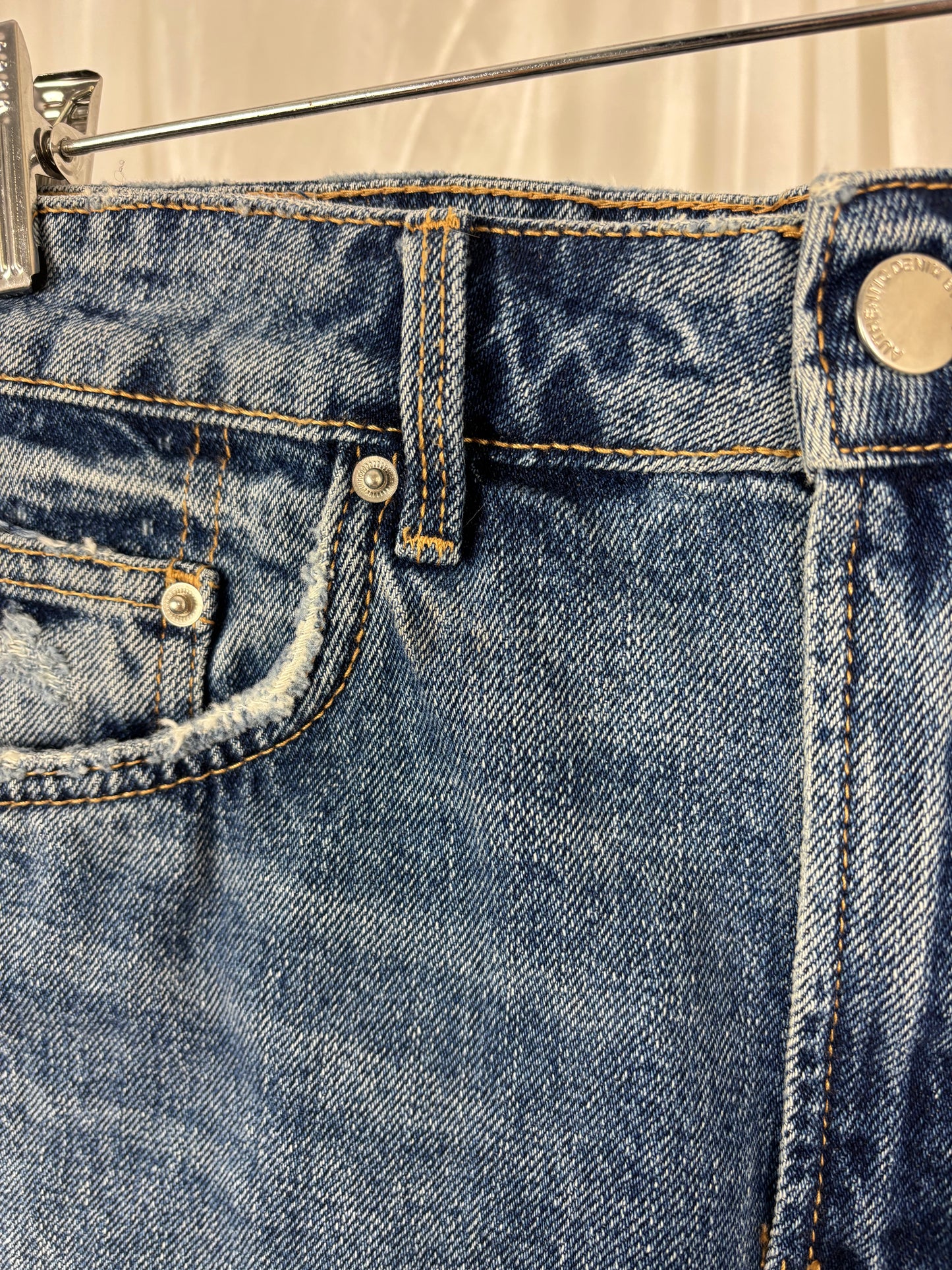 Zara Blue Denim Mini Skirt - S