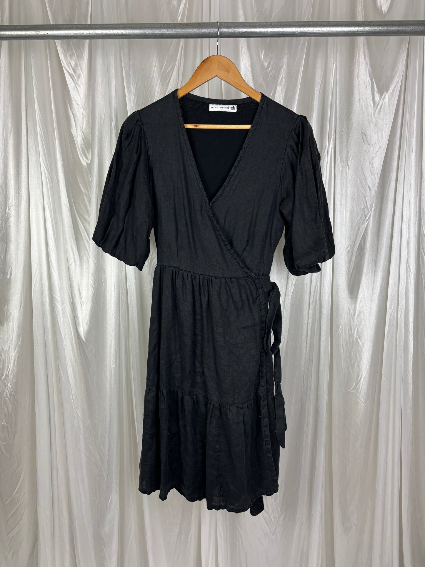 Faithful The Brand Rooney Wrap Mini Dress - 12