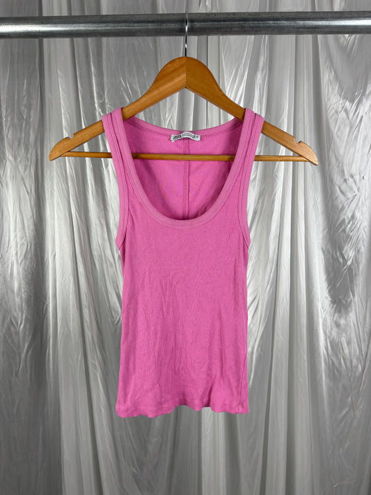 Zara Pink Singlet Top - S