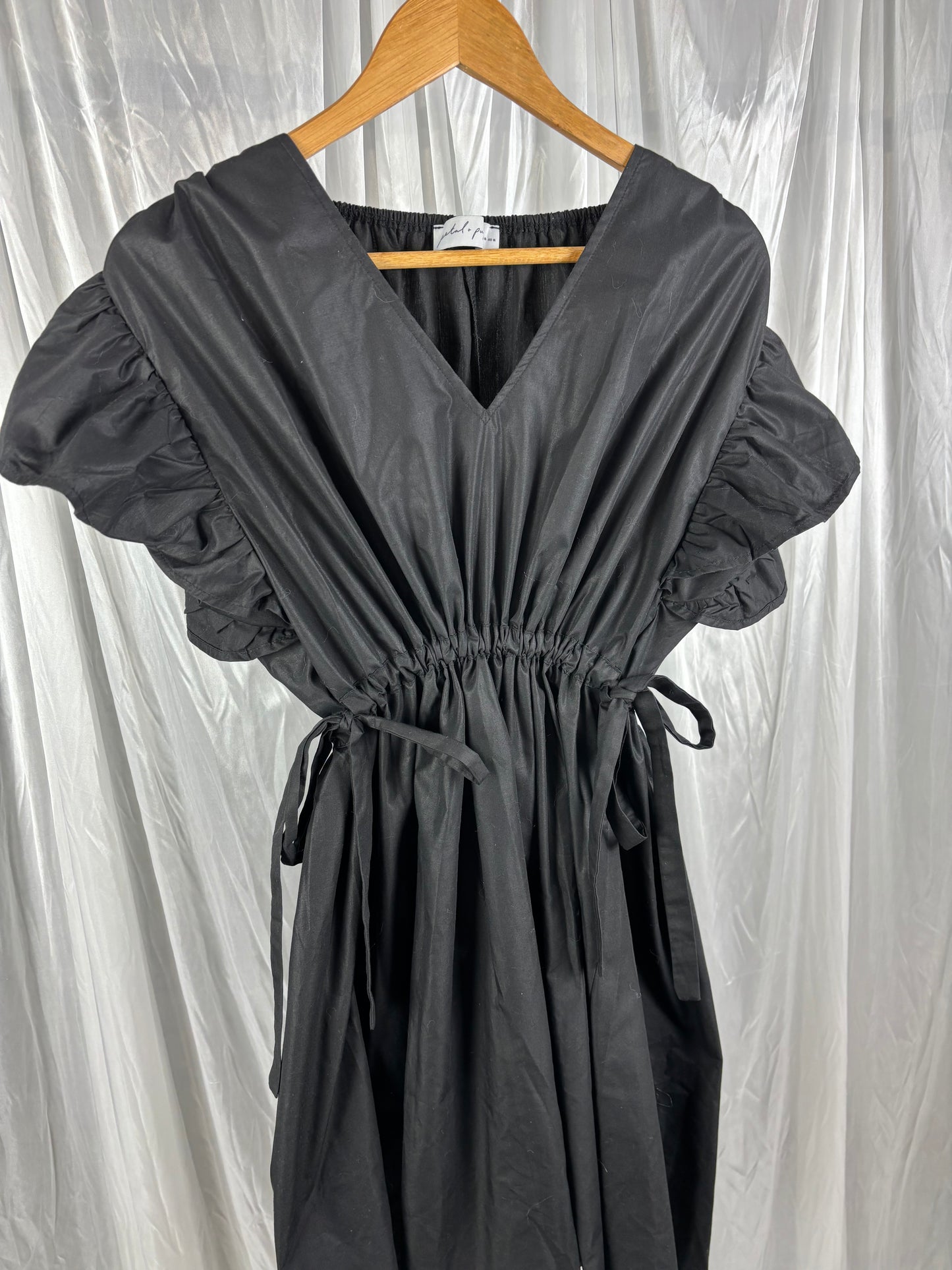 Petal + Pup Black Mini Dress - M