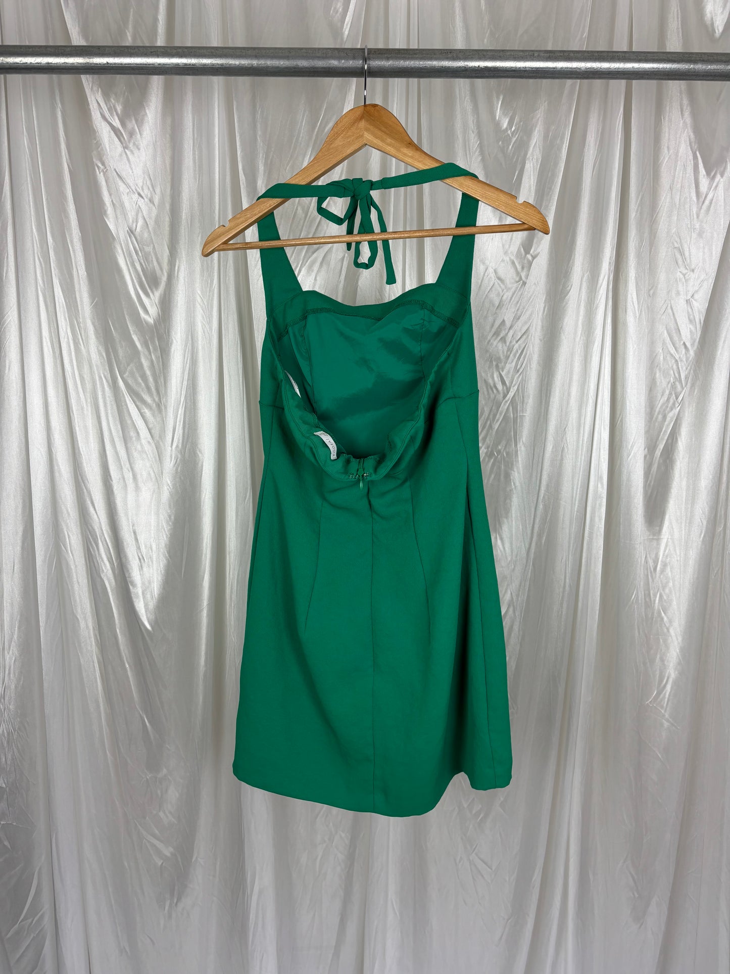 Kookai Green Halter Neck Dress - 40
