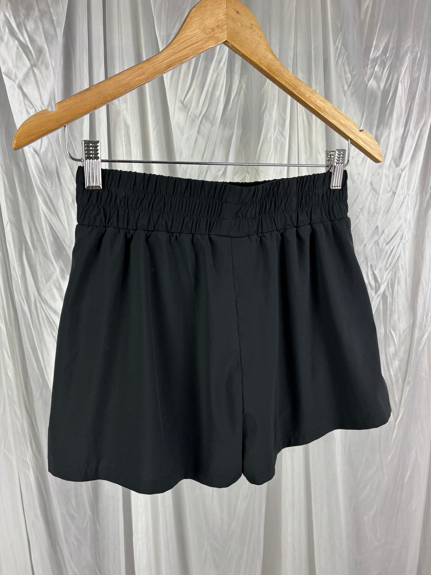 Aimn Black Running Shorts - XS