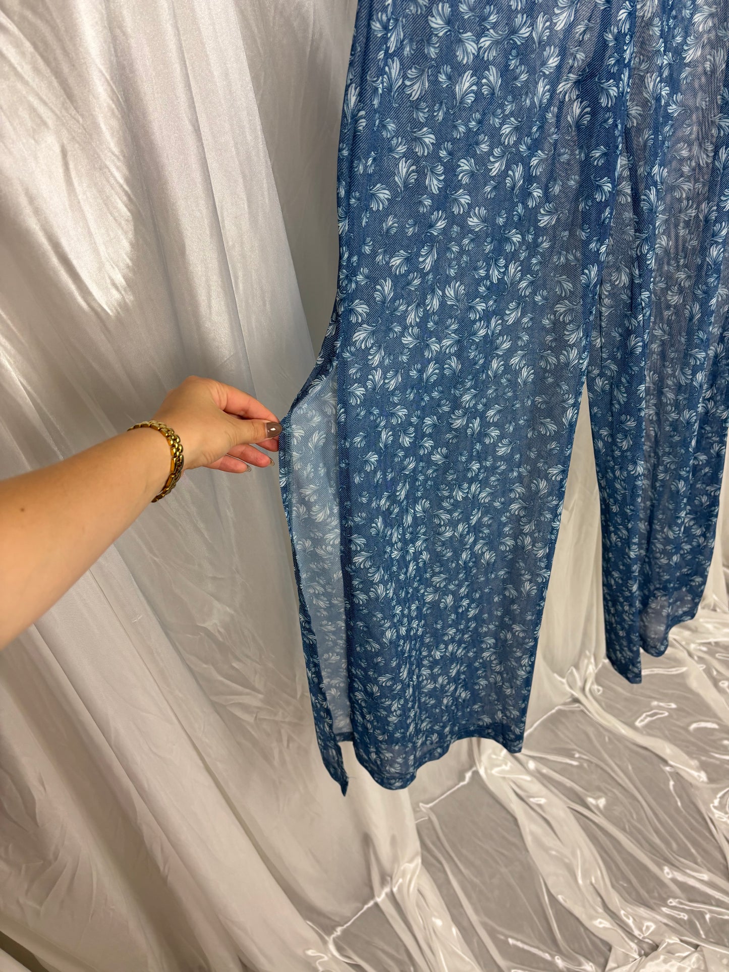Verge Girl Blue Sheer Pants -  8