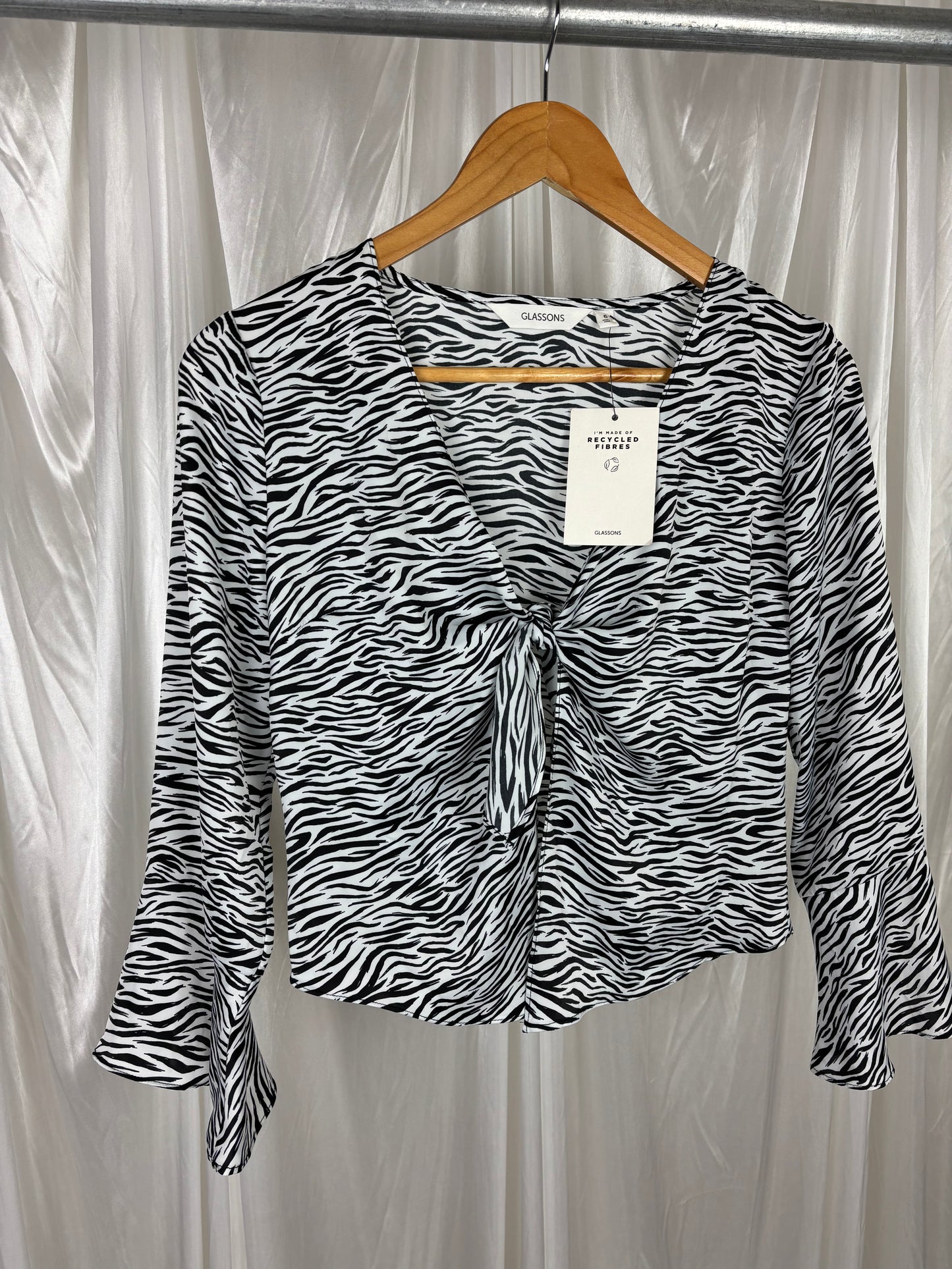 Glassons Zesty Zebra Blouse - 6