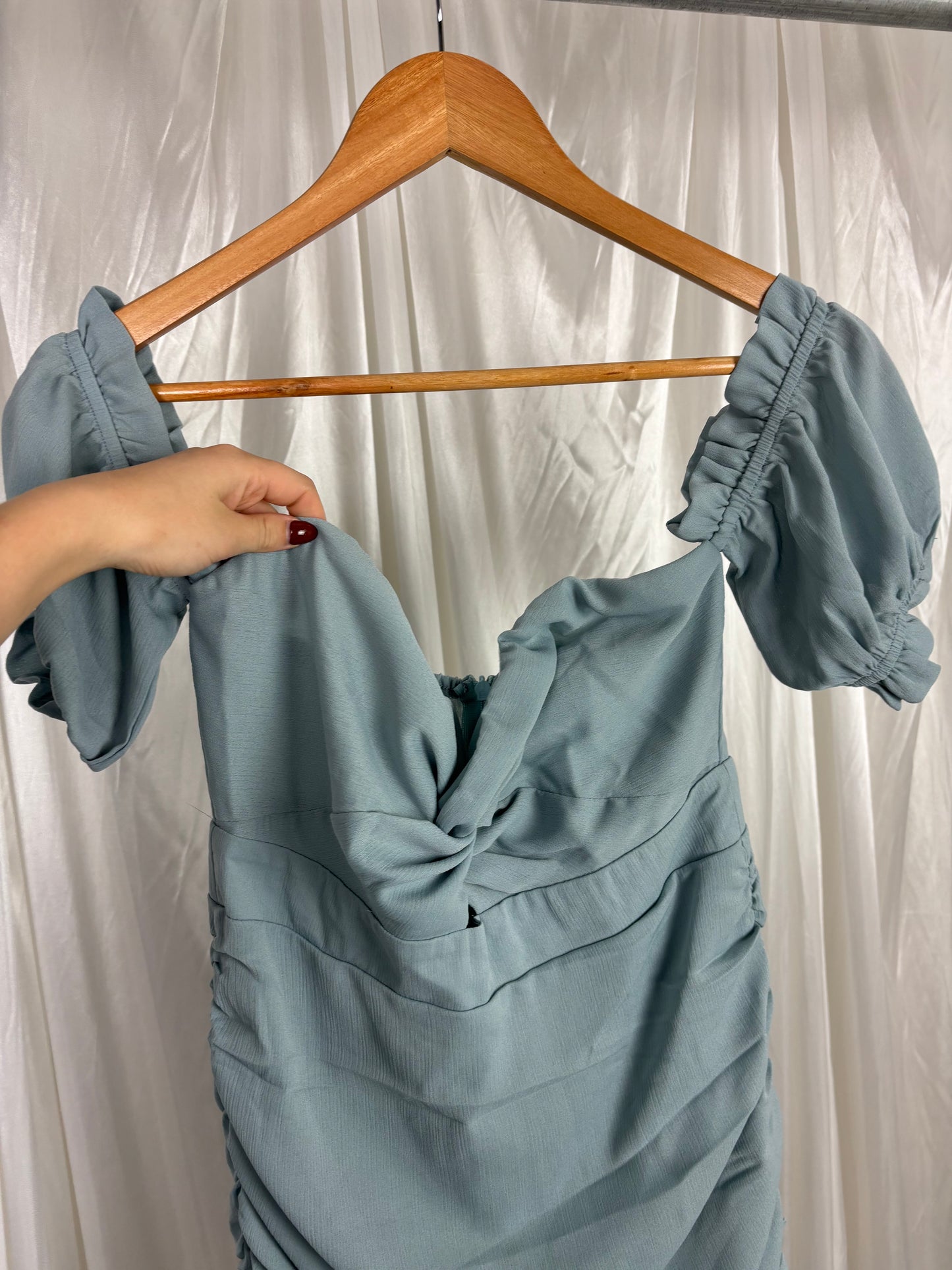 Hello Molly Sage Mini Dress - 10