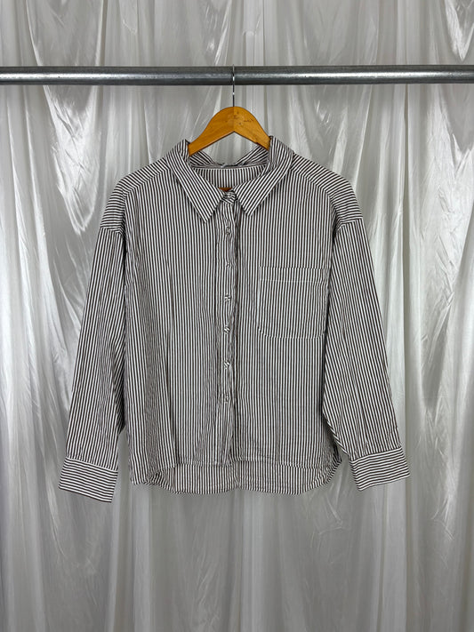 Pink Diamond Brown Striped Shirt - 6