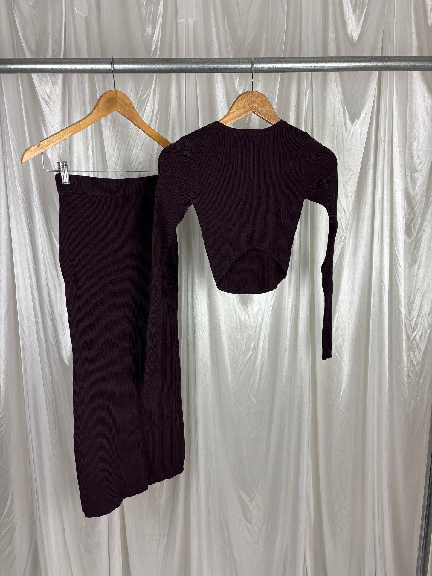 Glassons Ribbed Matching Set - XS