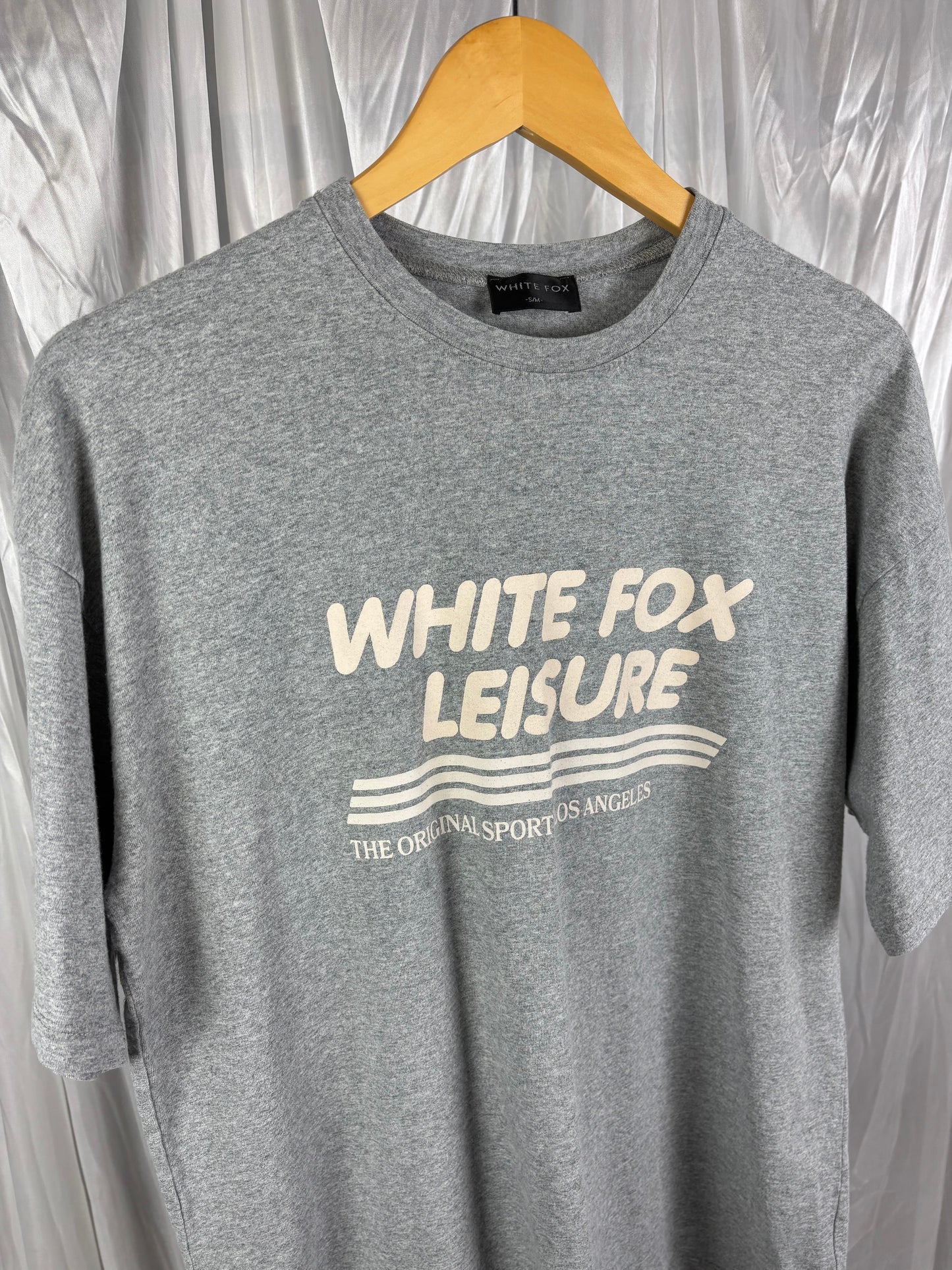 White Fox Grey Tee - S/M