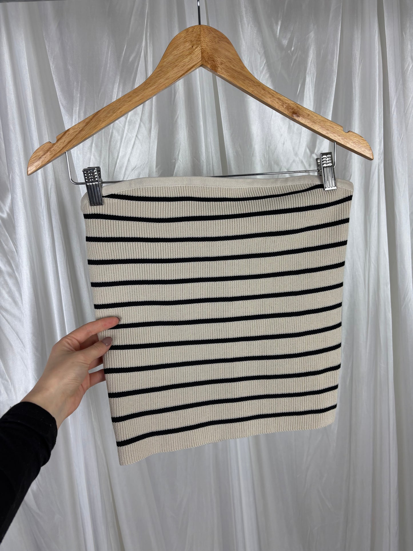 Dissh Billie Stone Stripe Knit Top - XL