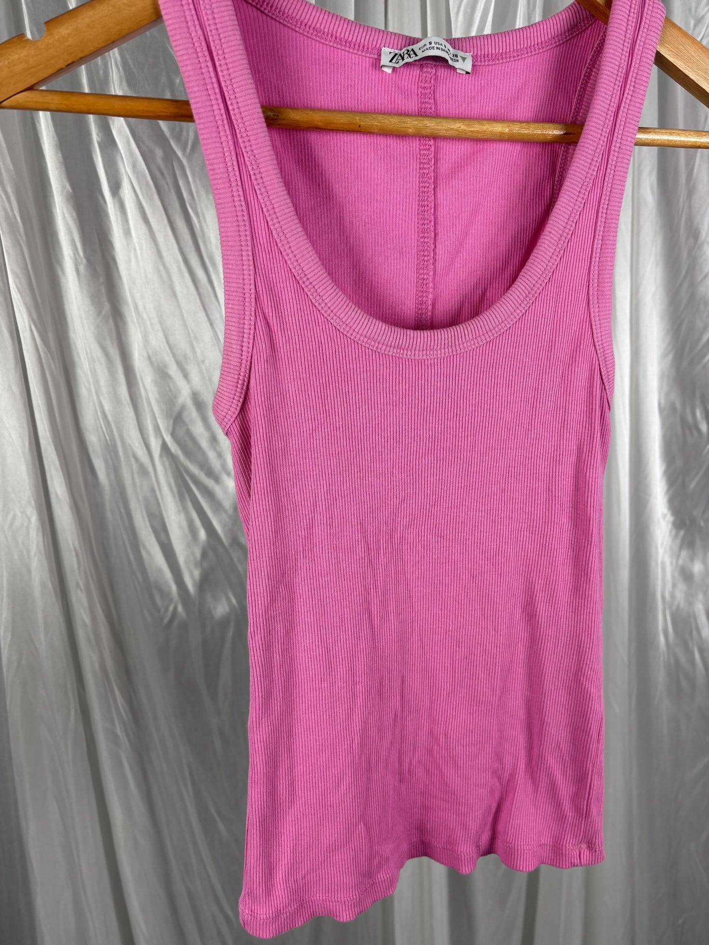 Zara Pink Singlet Top - S
