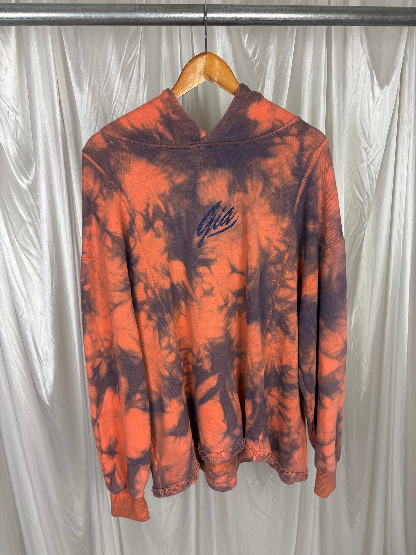 I Am Gia Patterned Hoodie - S