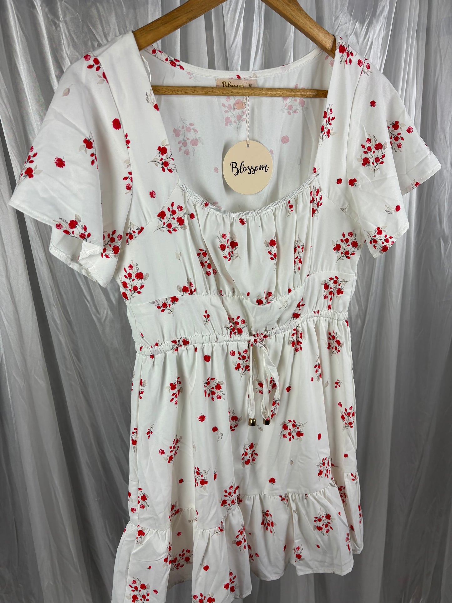 Blossom Floral Mini Dress - 10