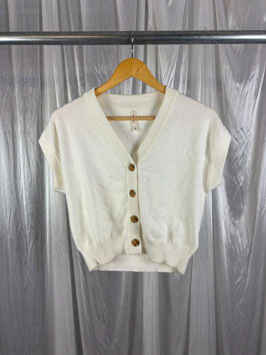 Huffer White Crop Top - 6