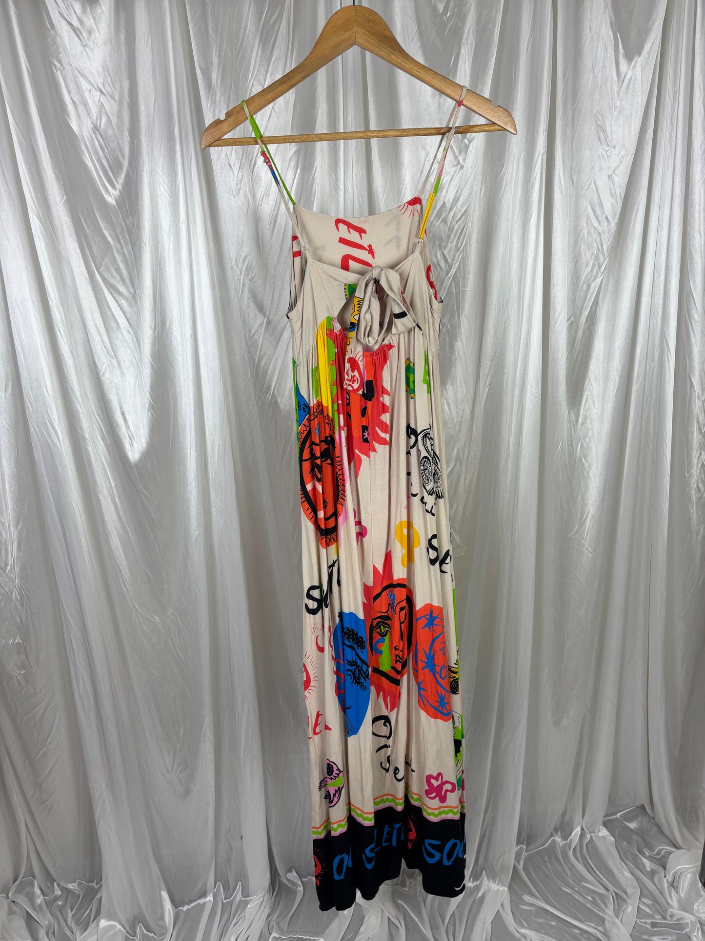 Pink Diamond Patterned Midi Dress - 10