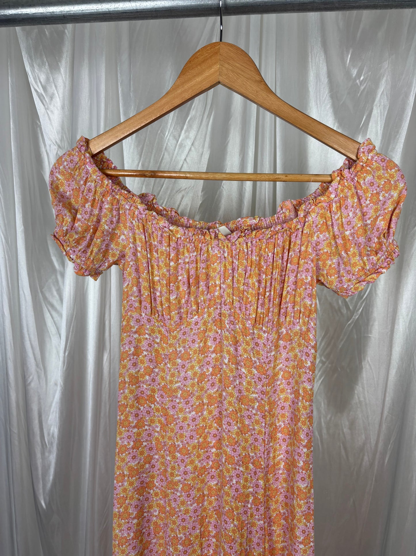 H&M Floral Midi Dress - XS
