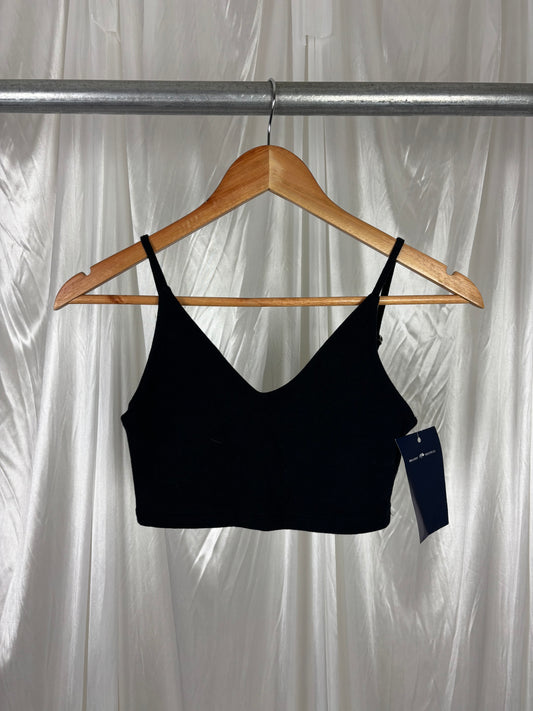 Brandy Melville Black Sleeveless Crop Top - 6/8