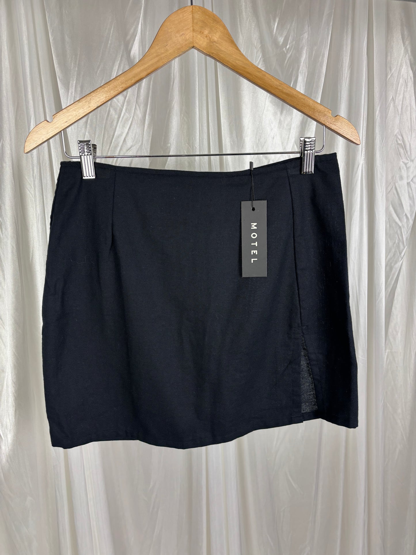 Motel Sheny Black Mini Skirt - S