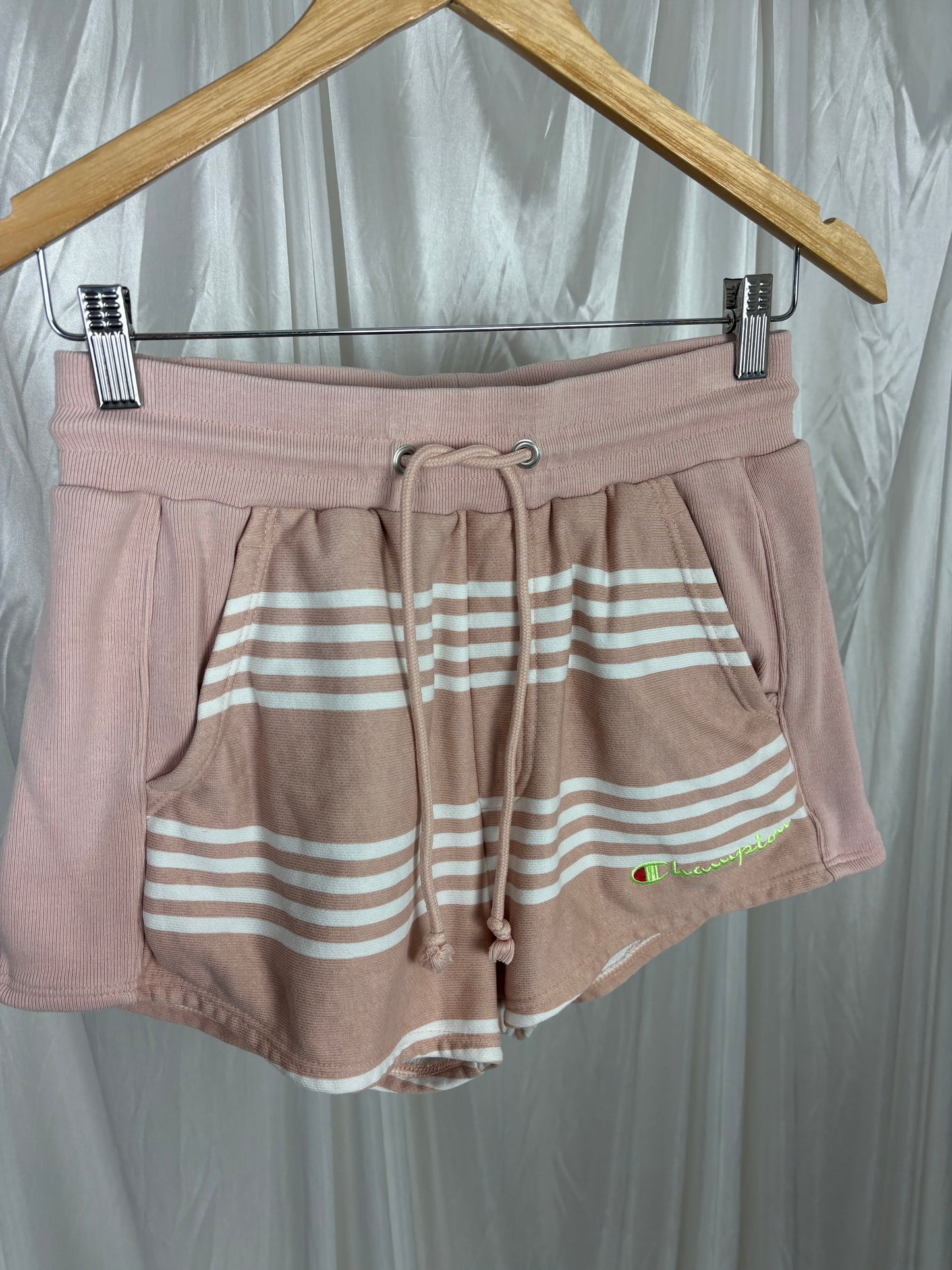 Champion Pink Striped Shorts - S