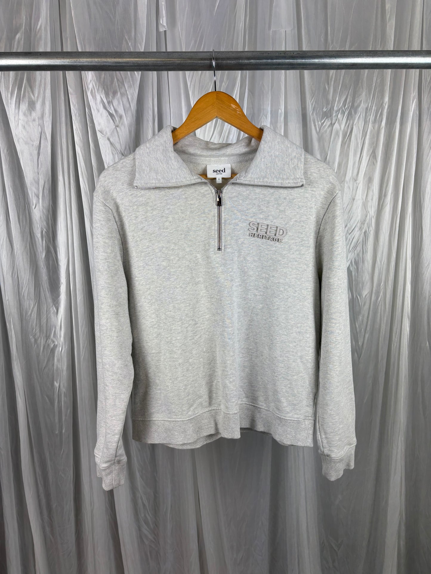 Seed 1/4 Zip Jumper - S