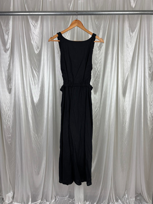 Petal + Pup Black Open Back Dress - 10