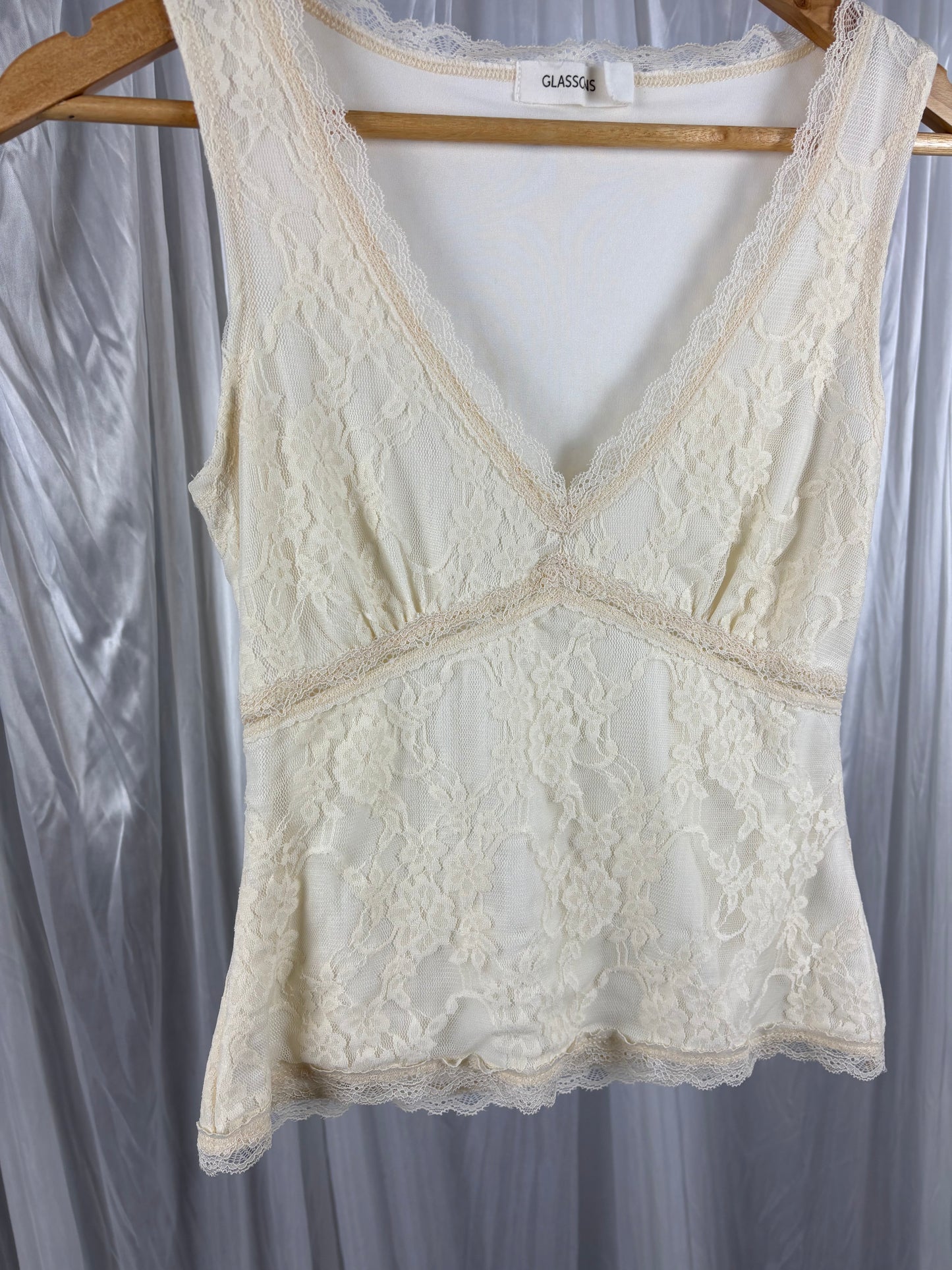 Glassons Lace Detail Singlet - XS