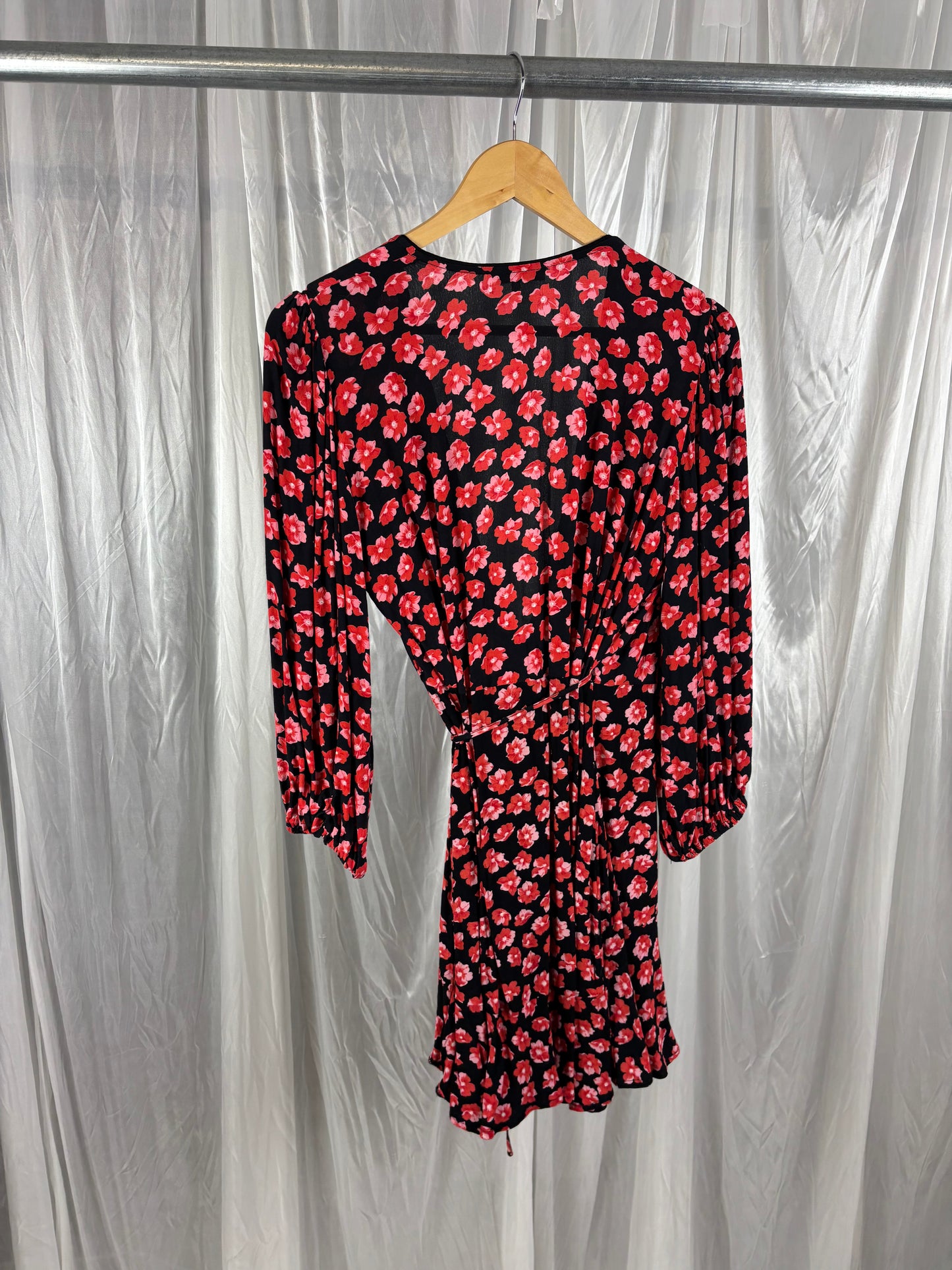 Ganni Floral Wrap Dress - 38