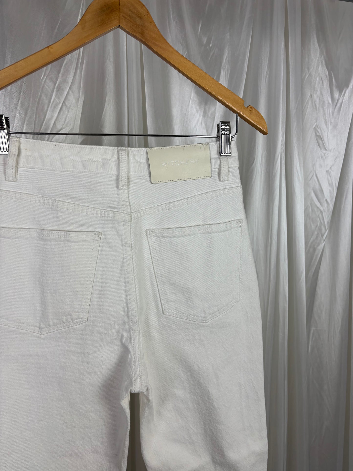 Witchery White Denim Jeans - 8